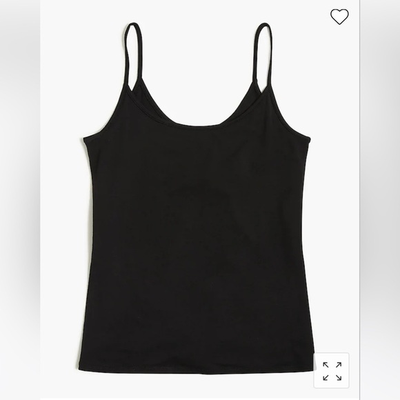 J. Crew Factory Layering cami AP581 Black L - Picture 4 of 6
